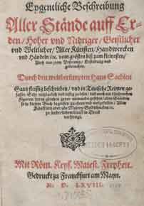 Eygentliche Beschreibung aller Stände auff Erden